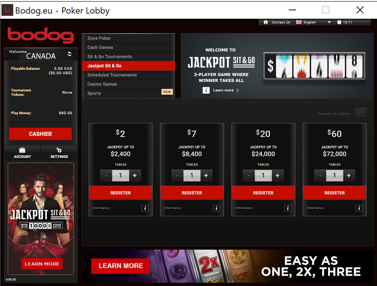 Bodog Poker Canada Review